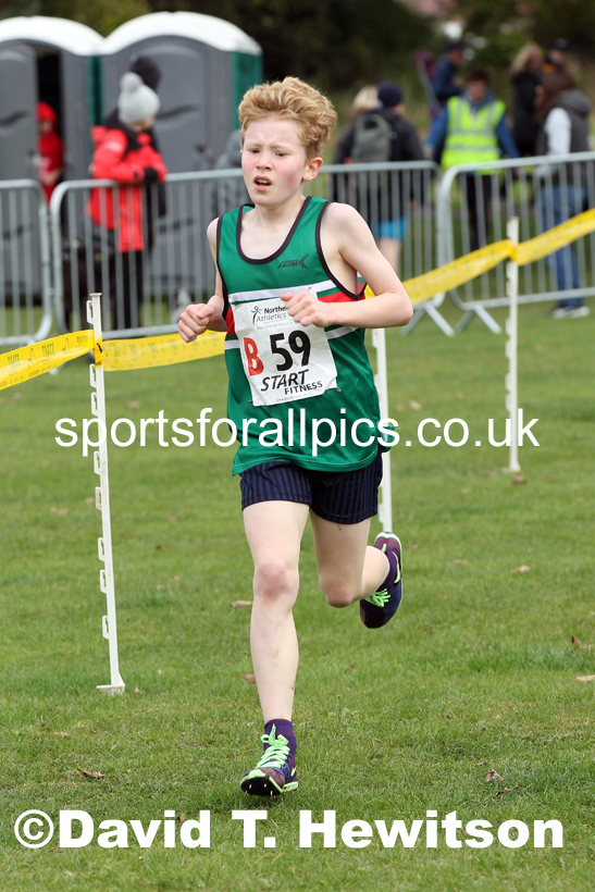 Boys under-13s Northern Cross Country Relays, Graves Park, Sheffield. Photo: David T. Hewitson/Sports for All Pics